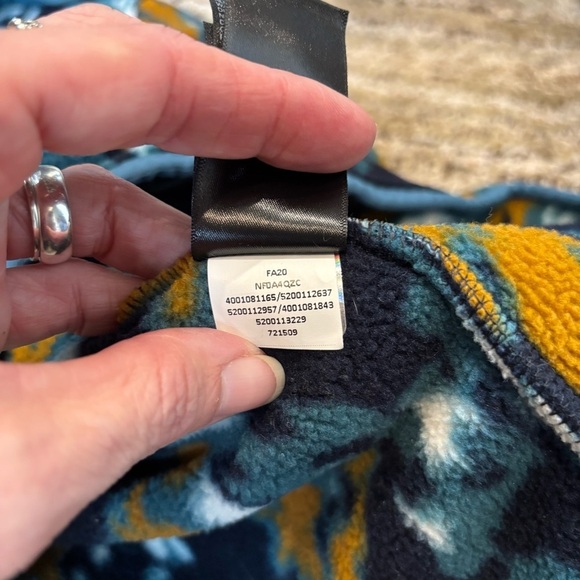 North Face Fleece Pullover Men's XXL Multicolor Carbondale Quarter Snap Hoodie - Picture 14 of 14